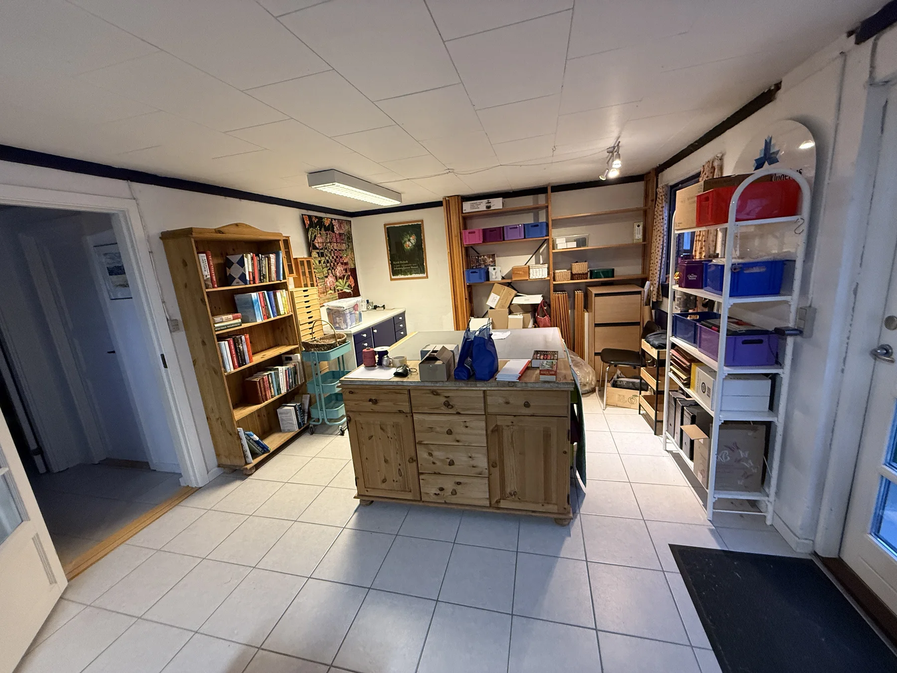 The original living area before the complete renovation